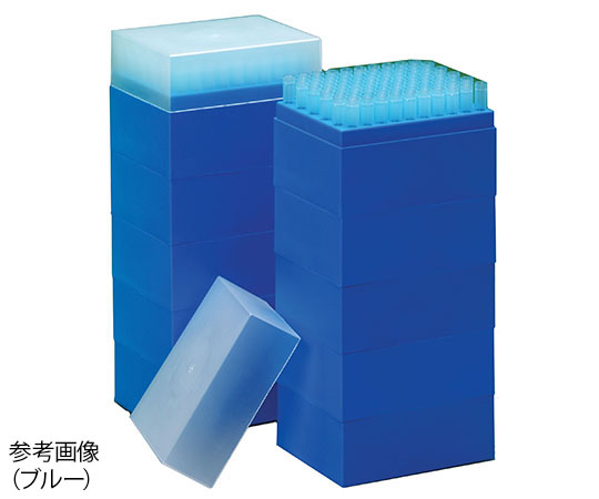 QSP ピペットチップ 100-1000μL 目盛付 ブルー 70.5mm 詰め替え(100本×5スタックラック×2)