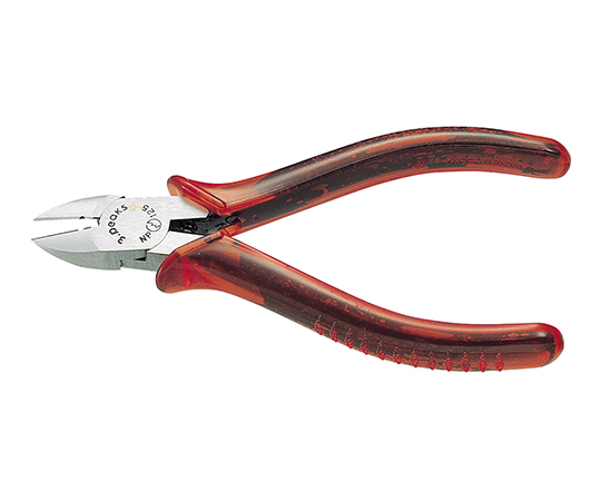 強力ニッパ 穴付 バネ付 成形グリップ