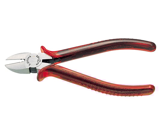 強力ニッパ 穴付 バネ付 成形グリップ