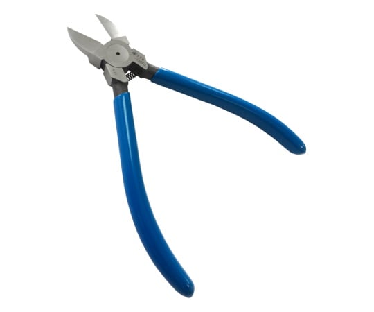 プラスチックニッパ(ストレート刃) 150mm バネ付