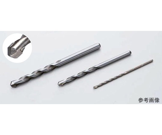 62-7045-45 磁器タイル・カワラ用ドリルビット 刃先径5.3mm 全長100mm