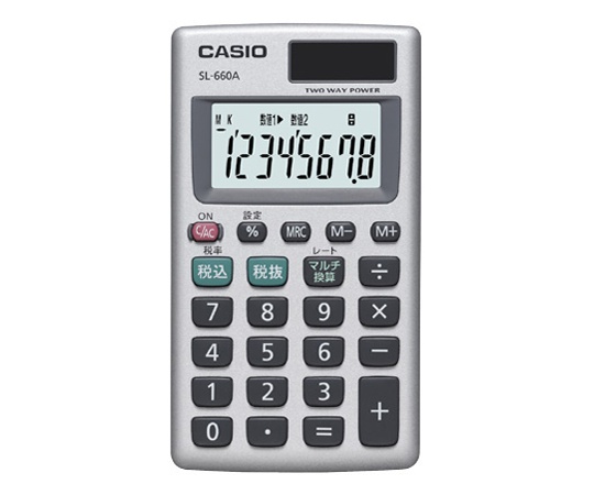 パーソナル電卓カードタイプ（8桁） SL-660A-N
