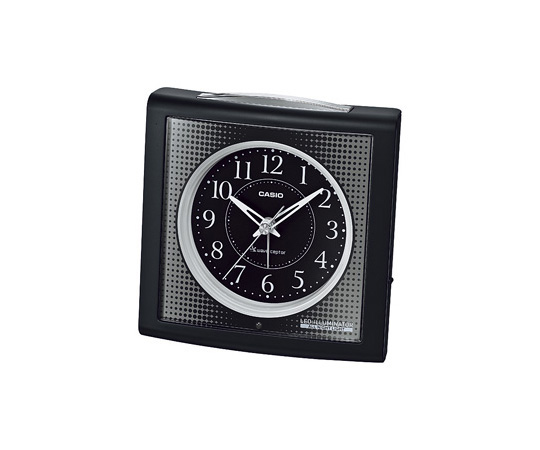 62-7071-91 夜見えライト付き電波クロック (ホワイト) TQT-251NJ-7BJF