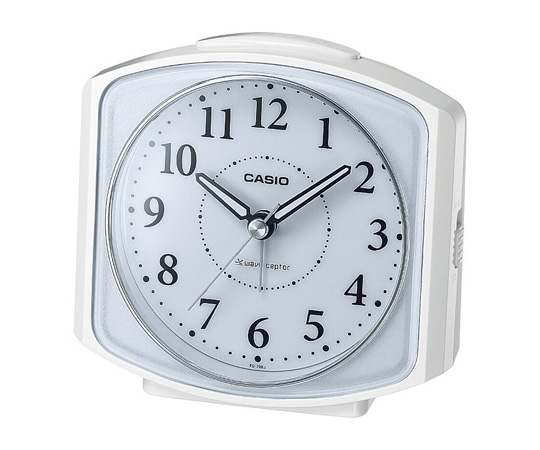 アナログ電波クロック (ホワイト)