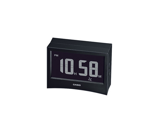 デジタル電波クロック (ブラック)