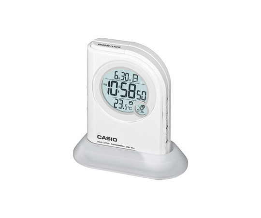 懐中電灯・電波クロック (ホワイト)