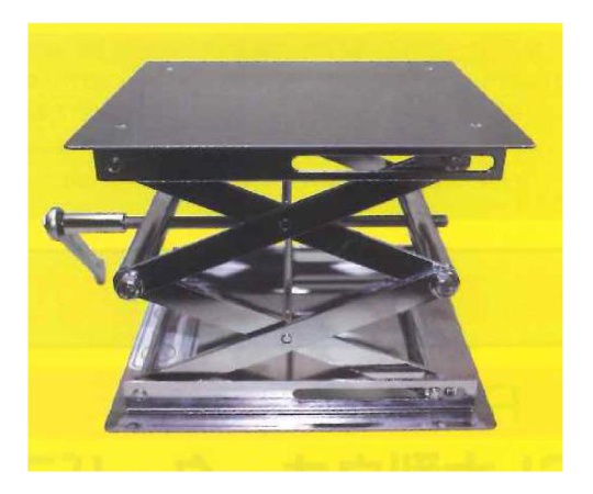 PTFE無電コート USLオールステンレスジャッキ(ラチェット式) 300×300mm