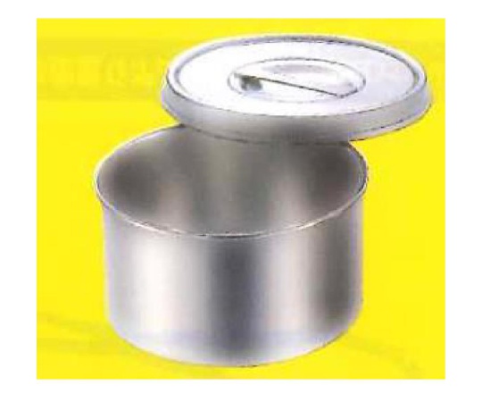 PTFE無電コート USLステンレス丸型フタ付タンク 180φ×85mm