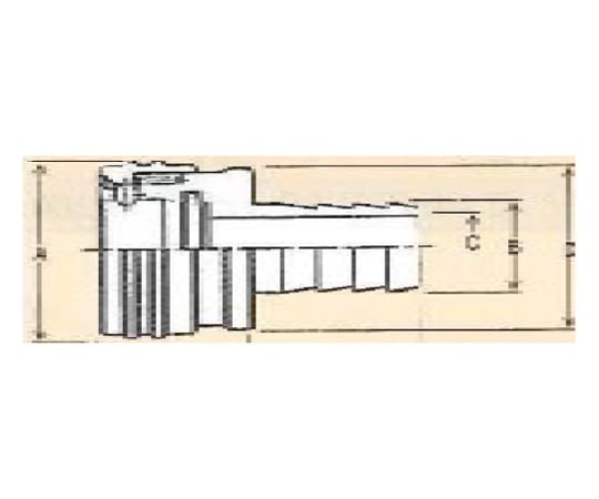 USL-SUS304ノーバルブクイックカップリング ソケット(ホース接続用) 竹の子外径：21φ