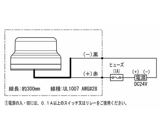 62 8143 61 Led表示灯 警告灯f52 ニコアラート05a型 赤 Dc24v Vc05a D24thr Axel アズワン