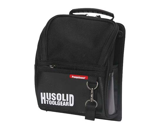 フタ付き腰袋 L