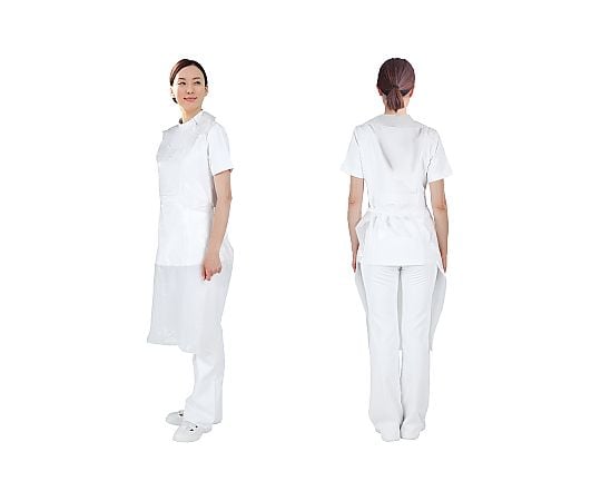 セーフベーシック プラスチックエプロン ホワイト 50枚入