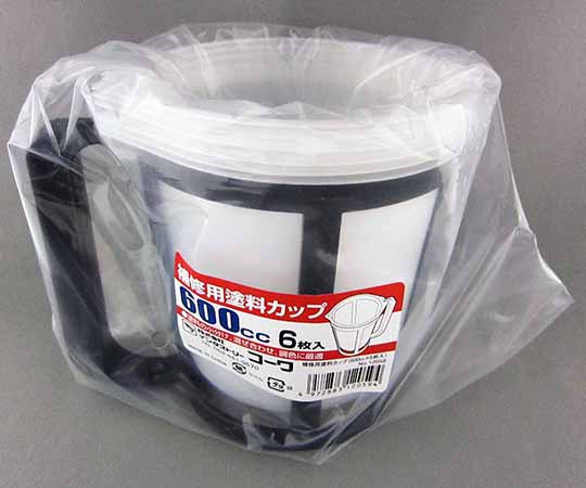 補修用塗料カップ 600cc 1個（6枚入）