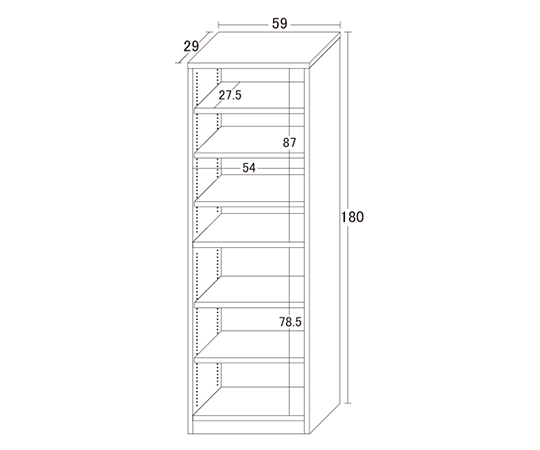 強化棚シェルフ 60-180　40227