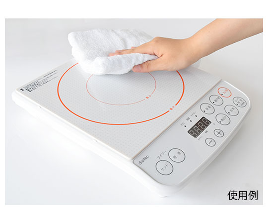 取扱を終了した商品です デカボタンih調理器 ホワイト Di 113wt 62 8553 15 Axel アズワン