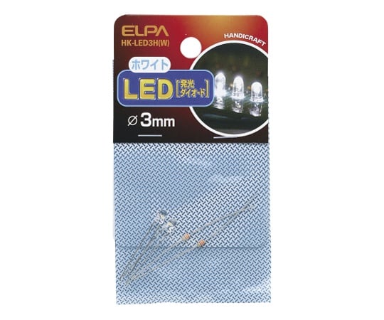 62-8566-32 LED 3mm 青 HK-LED3H(BL) 【AXEL】 アズワン