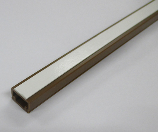 テープ付ABSモール2m 2000(H)×12(W)×8(D)mm ブラウン