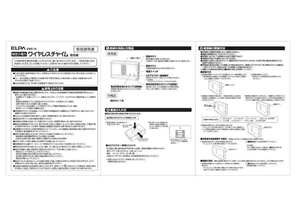 取扱を終了した商品です］受信器 EWS-10 62-8588-98 【AXEL】 アズワン