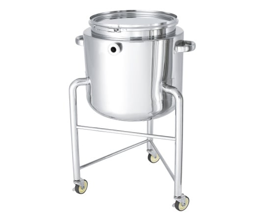 ホッパー型耐圧ジャケットステンレス密閉容器 バンド式 脚付 Ht Ctl Tj Lシリーズ 日東金属工業 Axel アズワン
