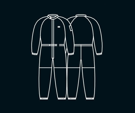 クリーンスーツ 7309 ホワイト 5Lサイズ