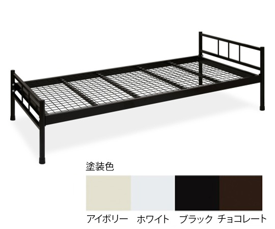 MSベッド　幅91（全幅99）×長さ181（全長197）×35（全高63）cm　チョコレート
