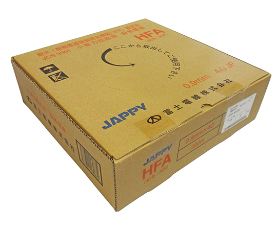 弱電回路用 耐熱電線 1箱（200m入） HP(HFA) 0.9MMX4C-JP