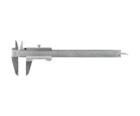 標準ノギス バーニヤ ノギス 測定範囲0～150mm 最小表示0.02mm（4100650） 16GN