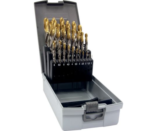 ハイスストレートシャンク　トップコーティングドリルセット（24本）