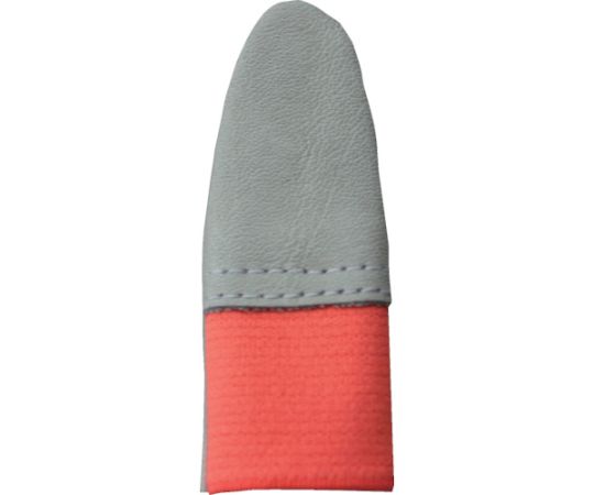 男性用牛革指サック　人　オレンジ　（10本入）