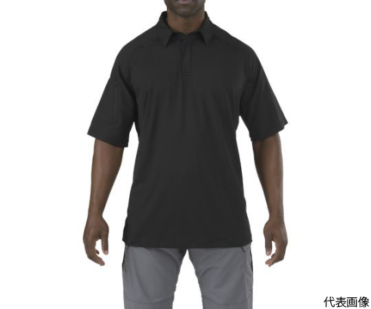 半袖　ラピッドパフォーマンスポロ　ブラック　S