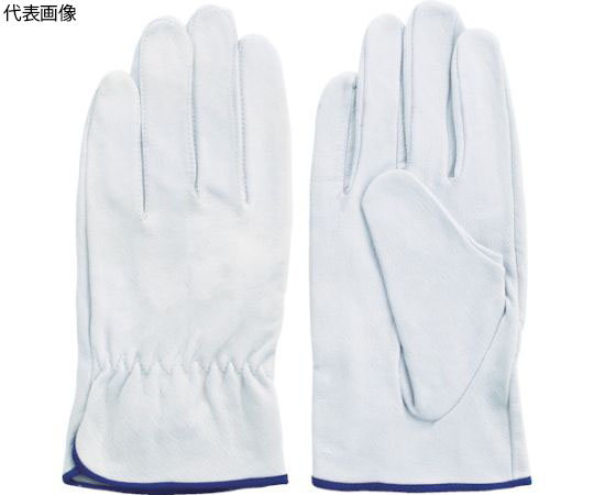 豚本革手袋（袖口しぼりタイプ） EX-235 白 M 5969