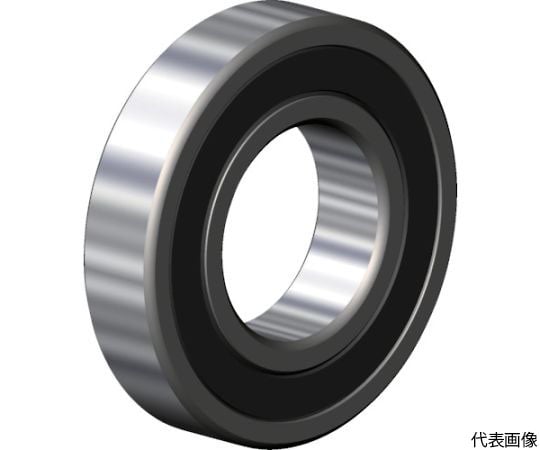 深溝玉軸受 ベストバリュー合成ゴム接触両側シール内輪径15×外24