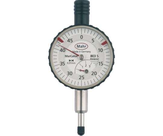 ダイヤルゲージ ダイヤルインジケーター 文字盤径34mm 耐衝撃タイプ（4324000）