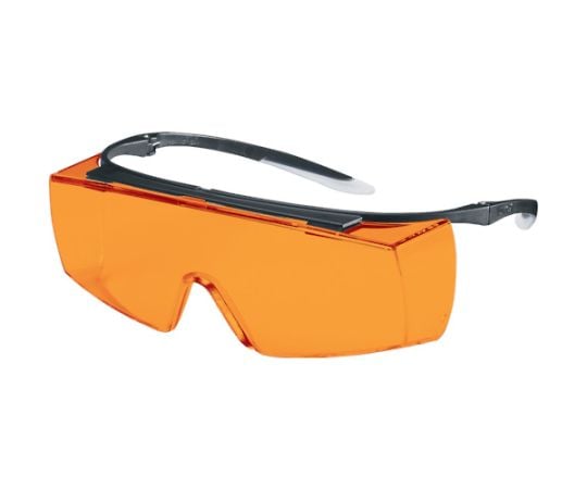 一眼型保護メガネ　ウベックス　スーパーf　OTG　オーバーグラス