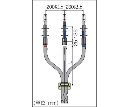 ハイ-Kターム2-EM（一般用）CVT/EM-CETケーブル用キット　92E732JN EM