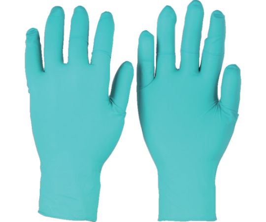 耐薬品ニトリルゴム使い捨て手袋 タッチエヌタフ 92-600 粉無 Lサイズ 100枚入 92-600-9
