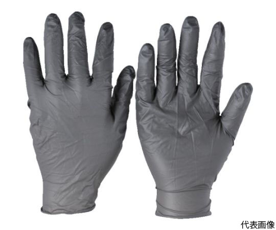 耐薬品ニトリルゴム使い捨て手袋 タッチエヌタフ 粉無 93-250 XLサイズ100枚入 93-250-10