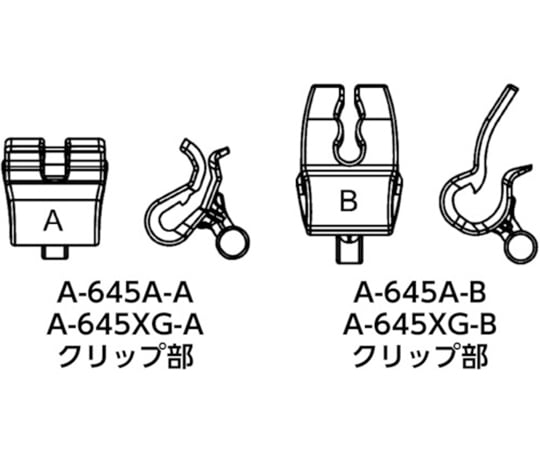 ヘルメット装着式　保護メガネ　クリア　Aタイプ　A-645A-A