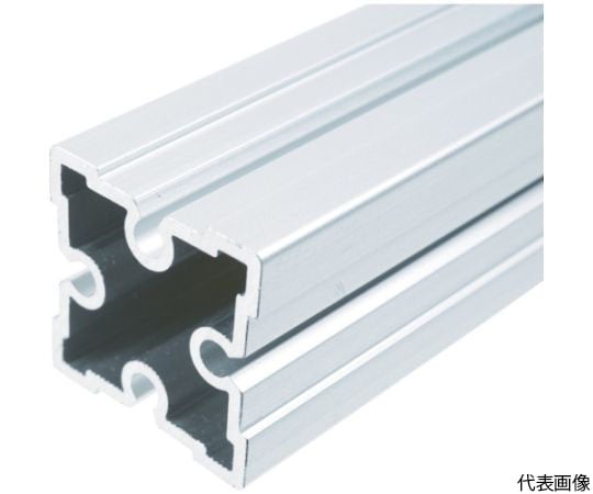 25mm角　アルミフレーム　1m　溝あり