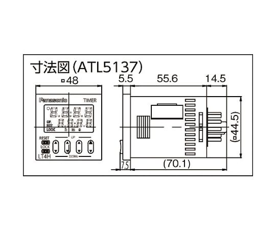 62 8846 50 電子カウンタ Lt4h8 Ac240v Atl5137 Axel アズワン