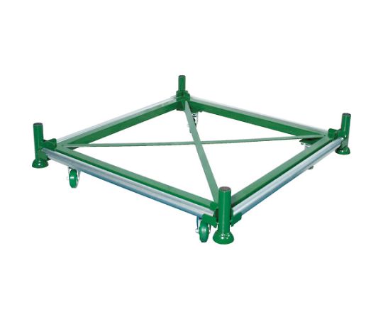 62 77 36 段積みパレット台車 500kg 1100 1100 単管4本付 Dplc05 1111 Axel アズワン 62 77 36 段積みパレット台車 500kg 1100 1100 単管4本付 Dplc05 1111 Axel アズワン