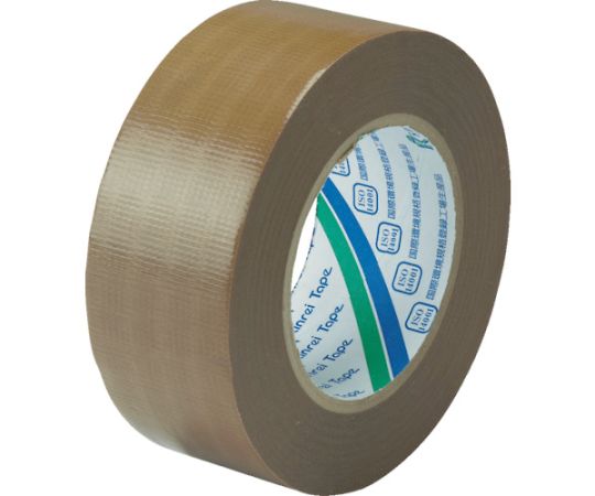 クロス粘着テープ 包装用PEワリフテープ EF671 50×50 厚さ0.16mm 茶色 EF671-50X50