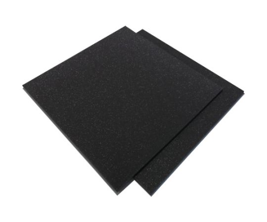 カームフレックス　F-6　黒　10x1000x1000　化粧断ち加工