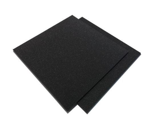 カームフレックス　F-6　黒　20x1000x1000　化粧断ち加工