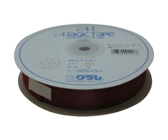 マジックテープ　マジックテープボビン巻A　25mm×5m　レッド