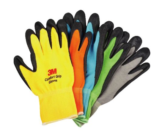 一般作業用コンフォートグリップグローブ　5色セット　XLサイズ