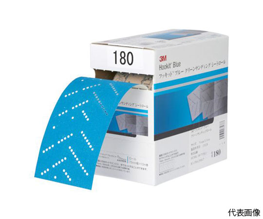 ブルークリーンサンディングシートロール　75mmX10m　#80（1巻入）