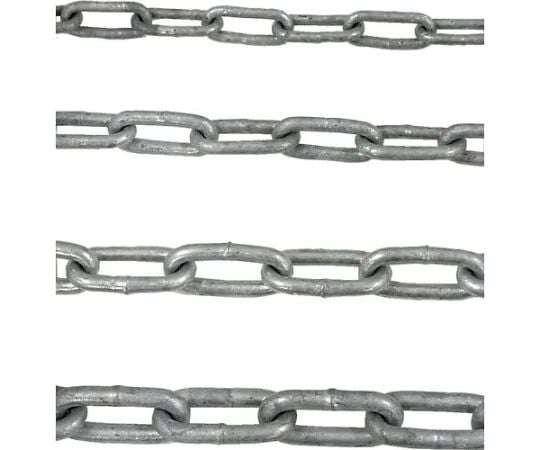 鉄ドブメッキ溶接リンクチェイン　4.8mm×30m