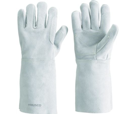 ケブラー®糸使用溶接手袋　5本指　裏綿付