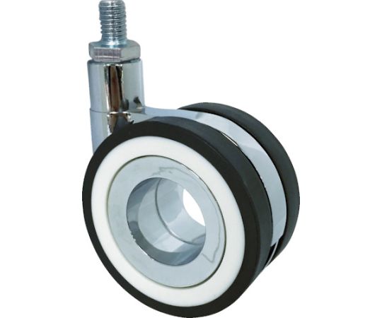 デザイン双輪キャスター「Koo」　ネジ　自在　75mm